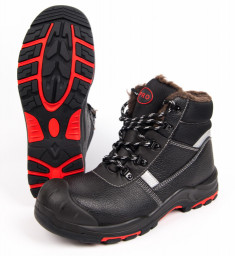 Ботинки зимние ПРО шерстяной мех ПУ/НР КП КС