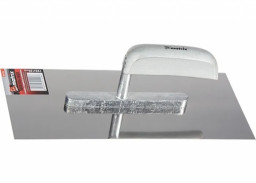 Гладилка 280*130 мм прямая из нержавеющей стали деревянная ручка MASTER "MATRIX"