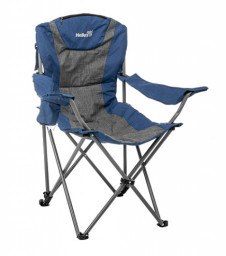 Кресло складное синий/серый HELIOS
