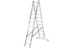 Лестница 2 х11 алюминиевая двухсекционная Вихрь