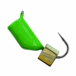 Мормышка вольф. Гвоздекубик 1,2г зеленый гвоздик d3 хамелеон  Premier Fishing