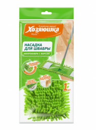 Насадка для швабры флеттер ХОЗЯЮШКА Мила микрофибра с ворсом