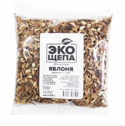 Щепа для копчения 200 гр Яблоня 7-12 мм