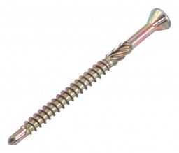 Шуруп 3,2*20 для полов и паркетов желтый цинк