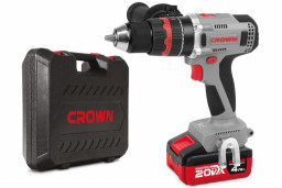 Шуруповерт аккумуляторный бесщеточный CROWN 20V Li/2*2,0