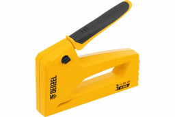 Степлер мебельный алюминиевый корпус тип 53 6-14 мм тип 300 15 мм тип 500 15 мм Denzel