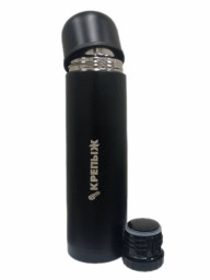 Термос 101 1л, оружейный черный КРЕПЫЖ