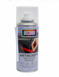 Удалитель наклеек DECORIX АНТИСКОТЧ с лопаткой, 210мл