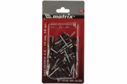 Заклепка 4,0*10 мм RAL 3005 красное вино 50 шт Matrix
