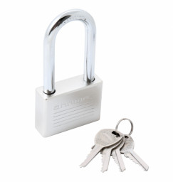 Замок навесной АЛЛЮР ВС1Ч-060Д EXTRA длинная дужка d9,8мм 4кл